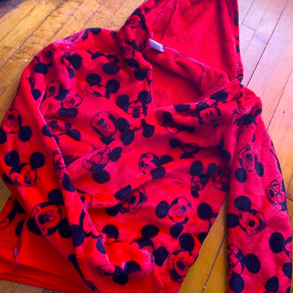 Disney Mickey Mouse Fuzzy Jacket